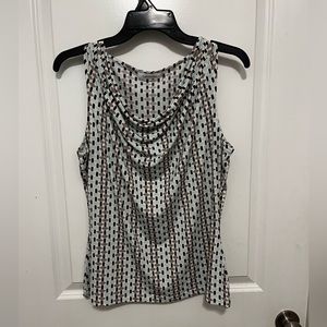 Calvin Klein women’s  cowl neck shell Sleeveless top in Size Medium
